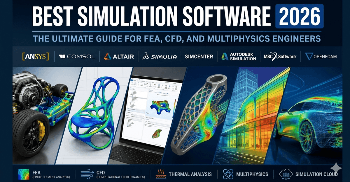 Best Simulation Software 2026 — CAE suites vs new constellation vendors